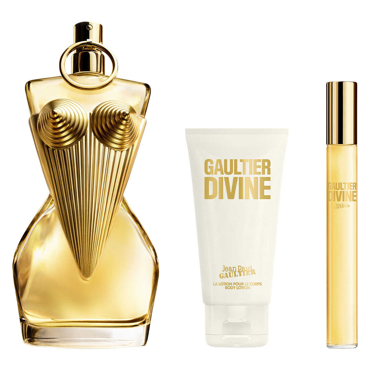 SET DIVINE EDP 100ML+CREMA CORPORAL 75ML+PERFUMERO 10ML JEAN PAUL GAULTIER PERFUME PARA DAMA
