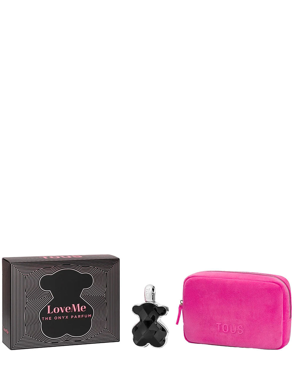 SET LOVE ME ONYX EDP 90ML + NECESER TOUS PERFUME PARA DAMA