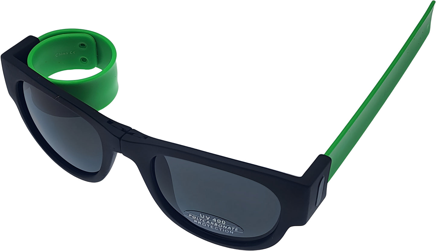 Lentes de sol plegables de pulsera Sersun A8122RP-PC VERDE Unisex
