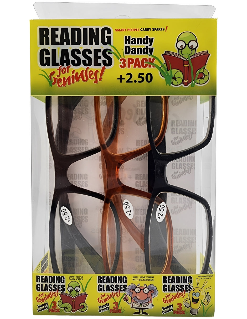 Set lentes de lectura Sersun 3PACK LECTURA GENIUSES 2.5 Unisex