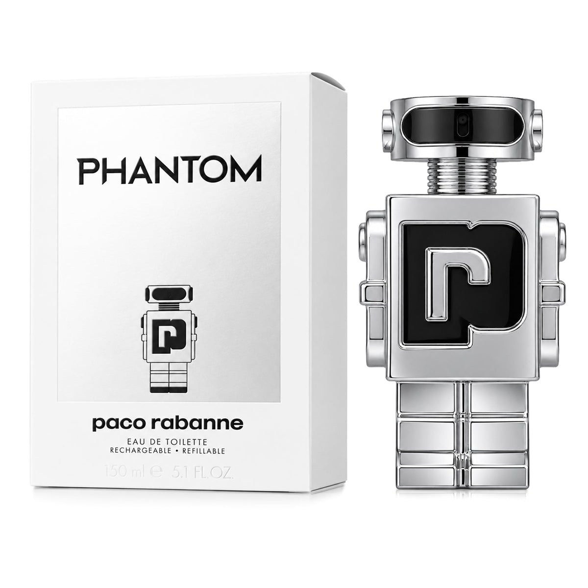 PHANTOM REFILLABLE EDT 150ML PACO RABANNE PERFUME PARA CABALLERO