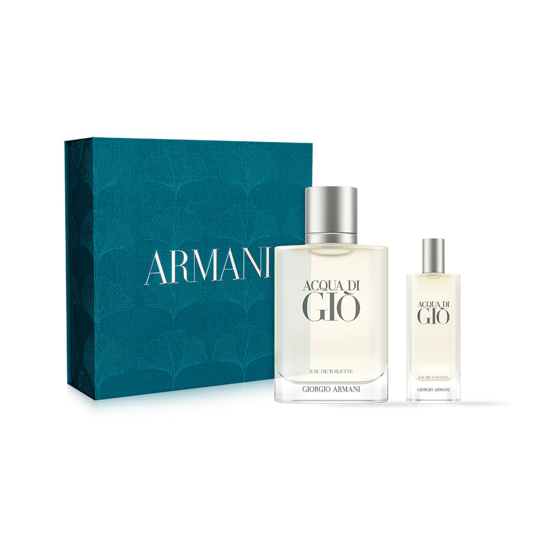 SET ACQUA DI GIO EDT 100ML + MINI 15ML ARMANI PERFUME PARA CABALLERO
