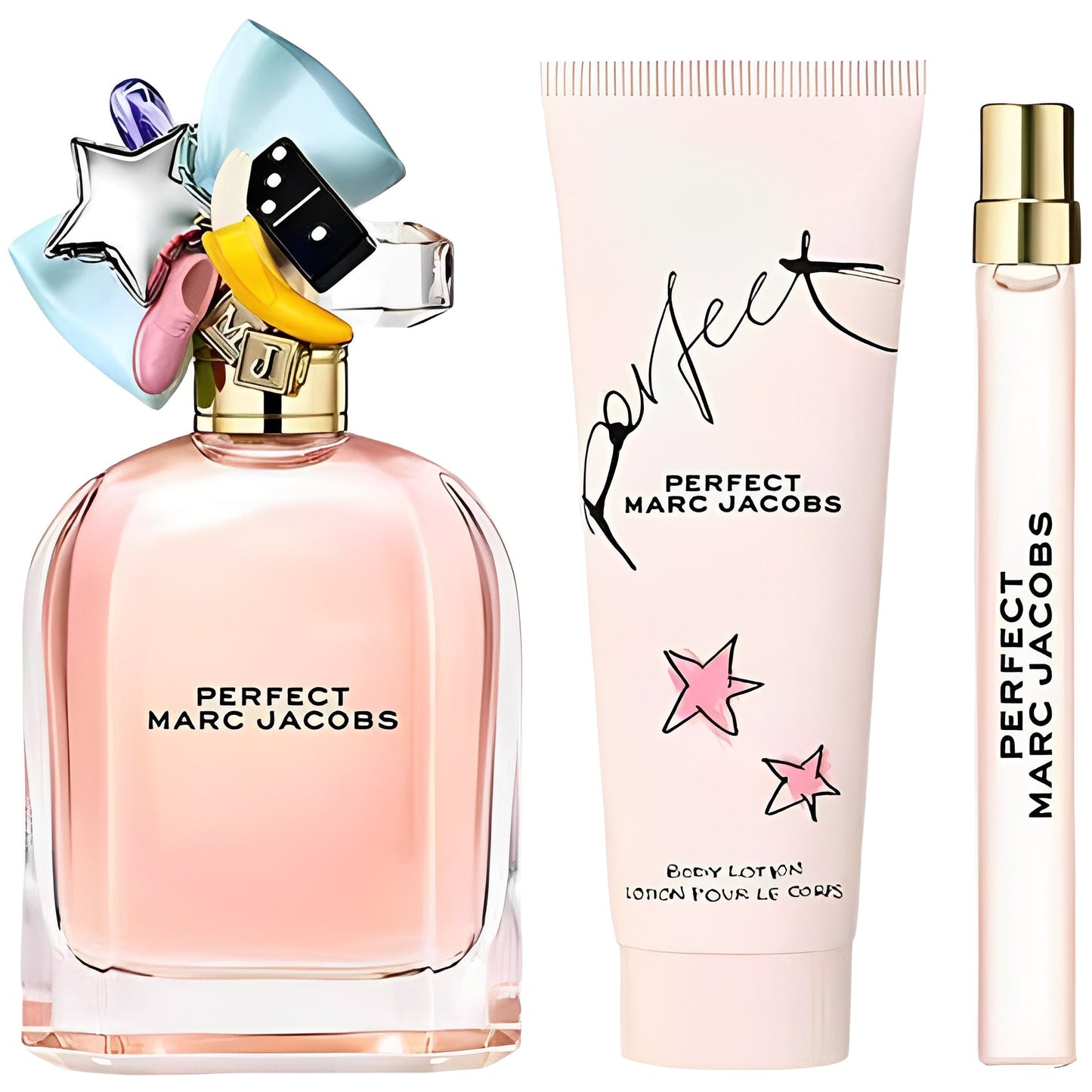 SET PERFECT EDP 100ML + CREMA CORPORAL 75ML + PERFUMERO 10ML MARC JACOBS PERFUME PARA DAMA