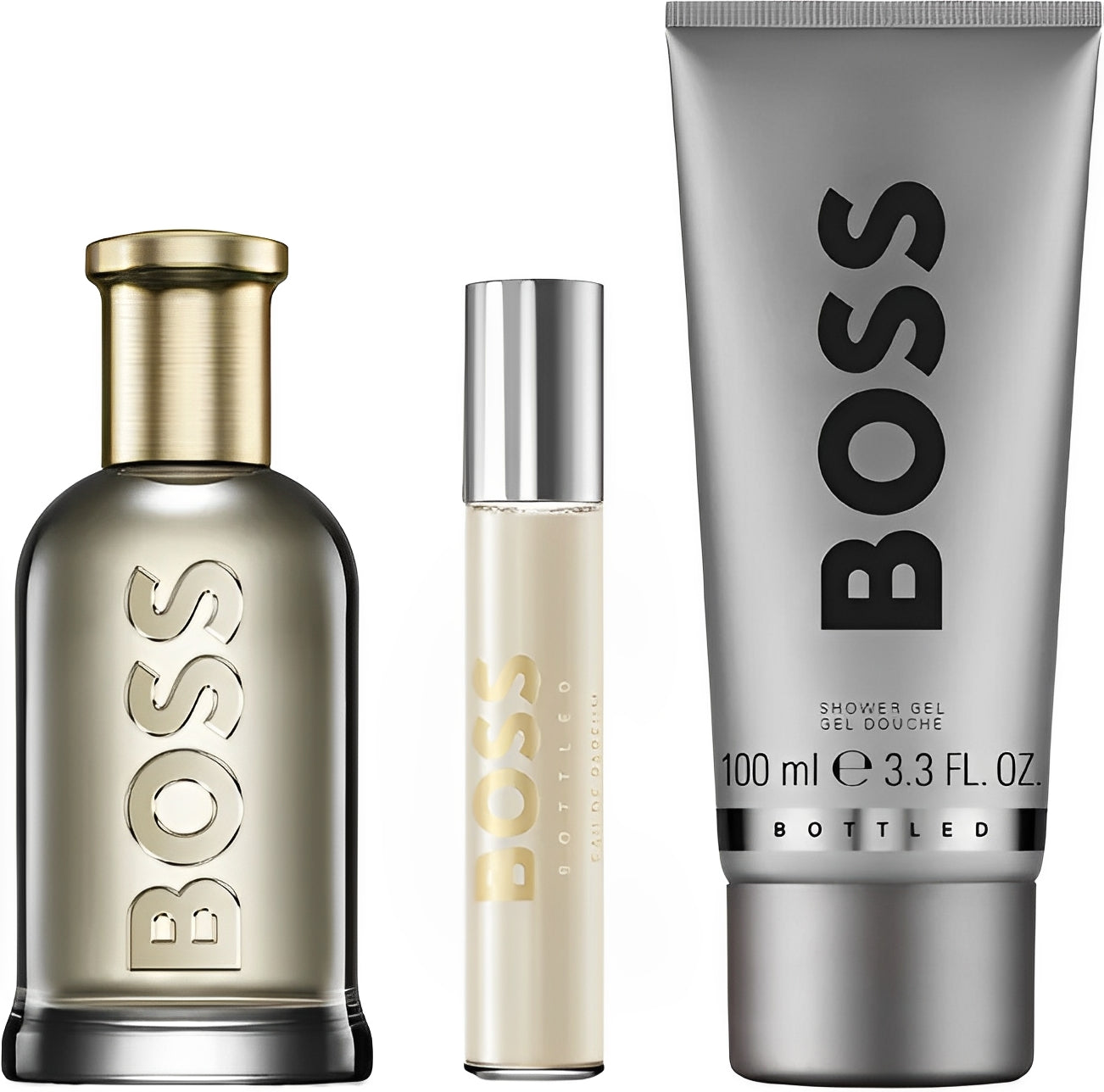 SET BOTTLED EDP 100ML + SHOWER GEL 100ML + PERFUMERO 10ML HUGO BOSS PERFUME PARA CABALLERO