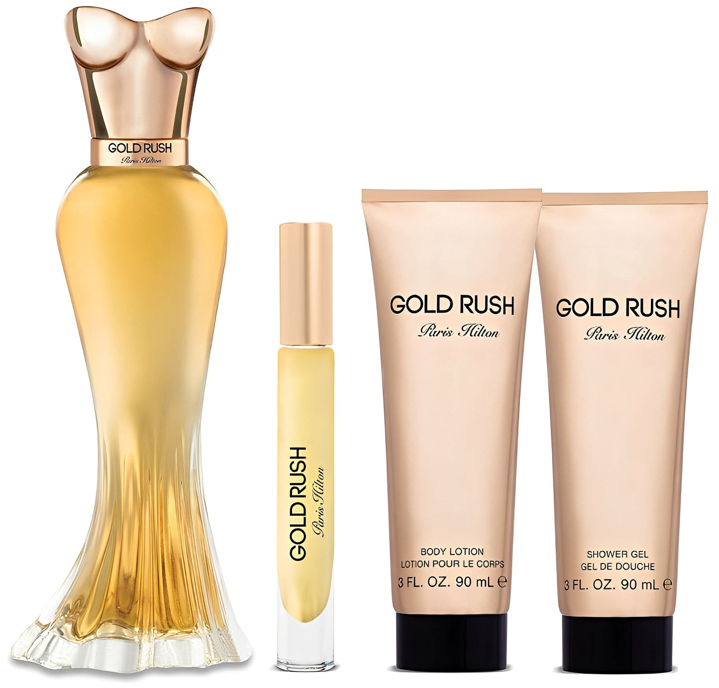 SET GOLD RUSH EDP EDP + COMPLEMENTOS PARIS HILTON PERFUME PARA DAMA