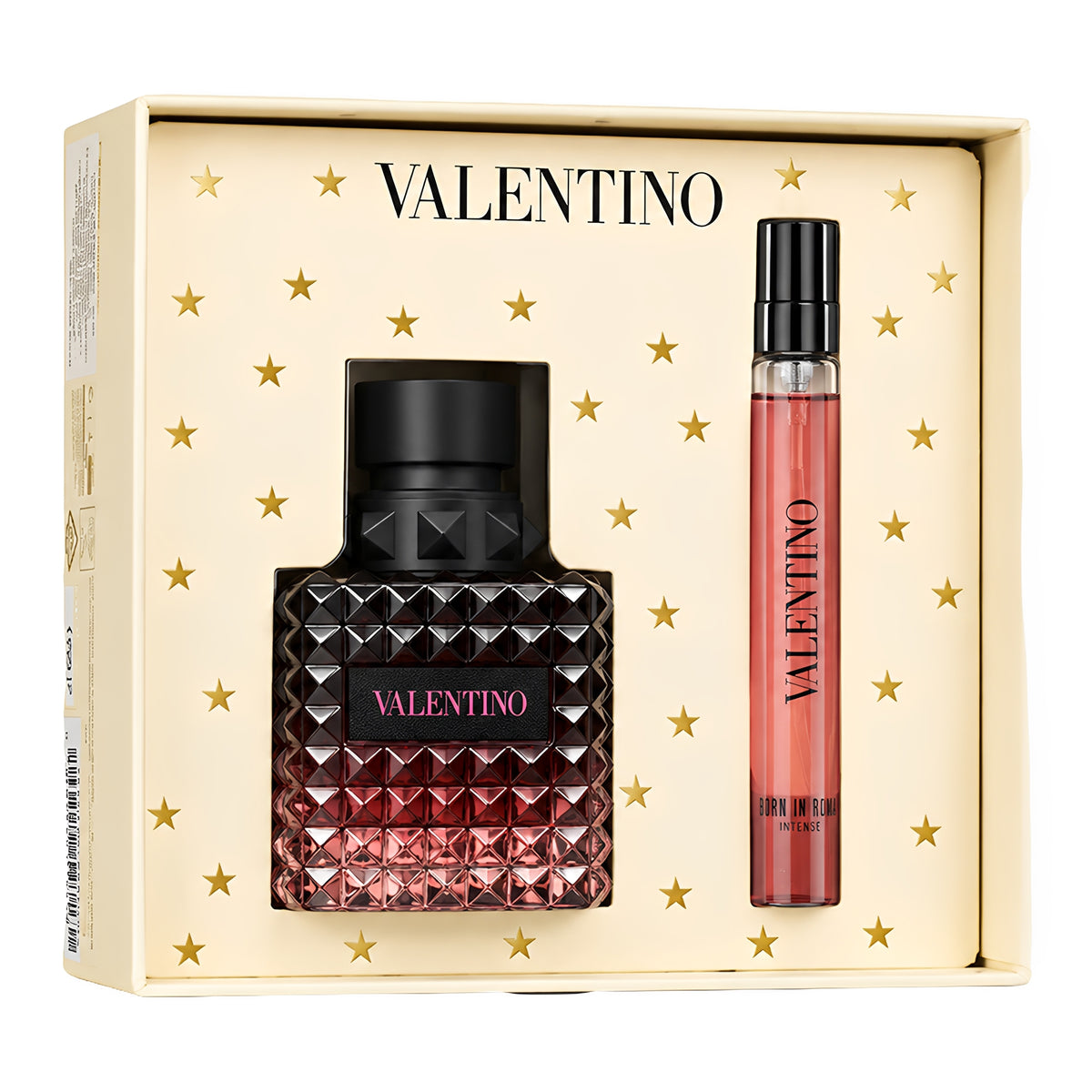 SET BORN IN ROMA INTENSE EDP 50ML + PERFUMERO 10ML VALENTINO PERFUME PARA DAMA