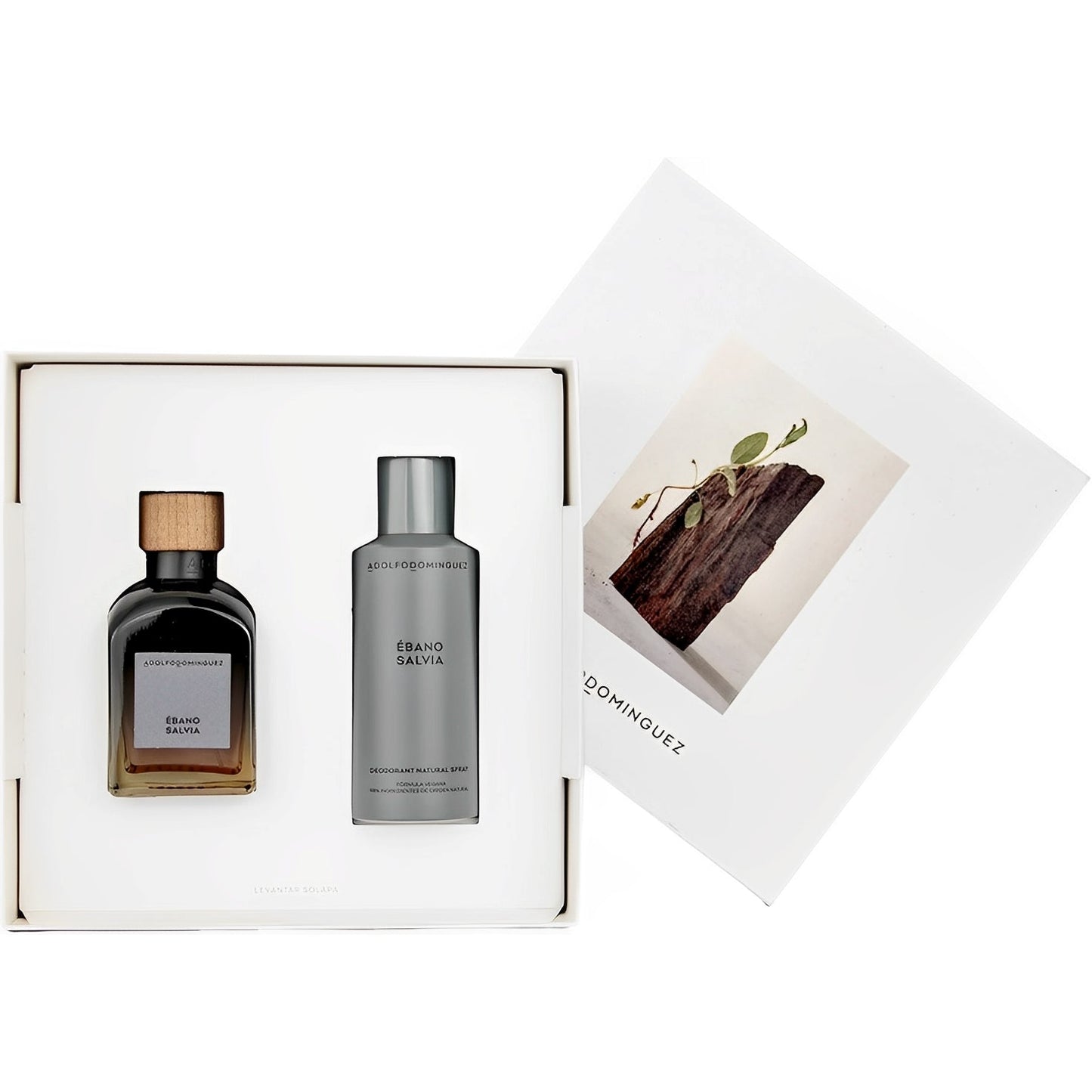 SET ÉBANO SALVIA EDT 120ML+DESODORANTE 150ML ADOLFO DOMINGUEZ PERFUME PARA CABALLERO