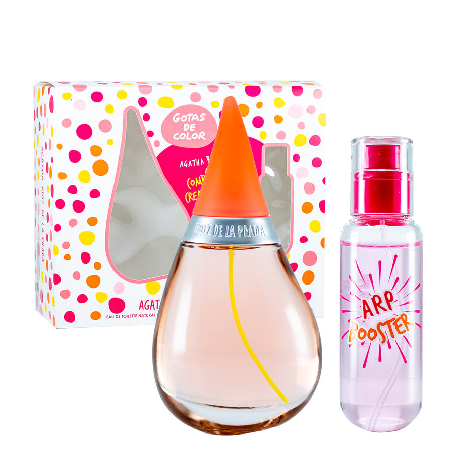 SET GOTAS DE COLOR EDT 100ML + BOOSTER EDT 25ML AGATHA RUIZ DE LA PRADA PERFUME PARA DAMA