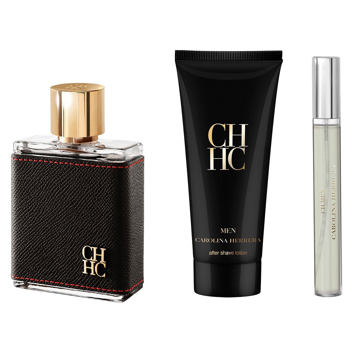 SET CH MEN EDT 100ML + AFTER SHAVE 100ML + PERFUMERO 10ML CAROLINA HERRERA PERFUME PARA CABALLERO