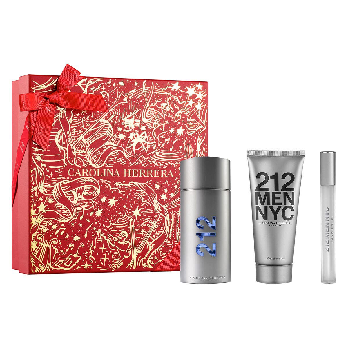 SET 212 MEN EDT 100ML + AFTER SHAVE 100ML + PERFUMERO 10ML CAROLINA HERRERA PERFUME PARA CABALLERO