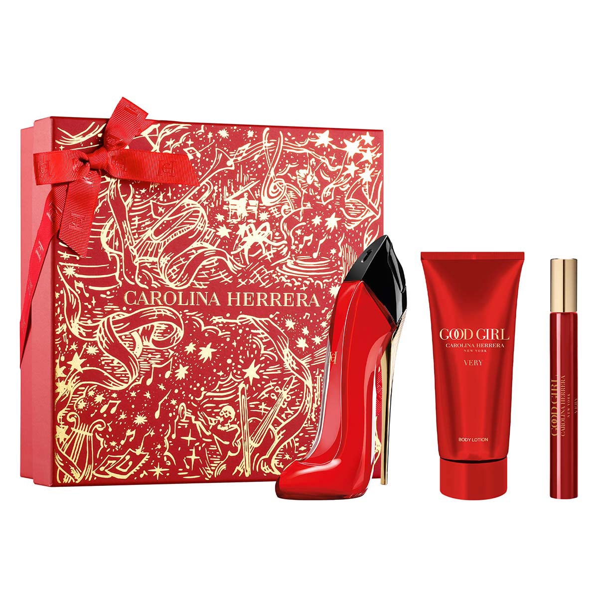 SET VERY GOOD GIRL EDP 80 ML + CREMA CORPORAL 100ML + PERFUMERO 10MLCAROLINA HERRERAPERFUME PARA DAMA
