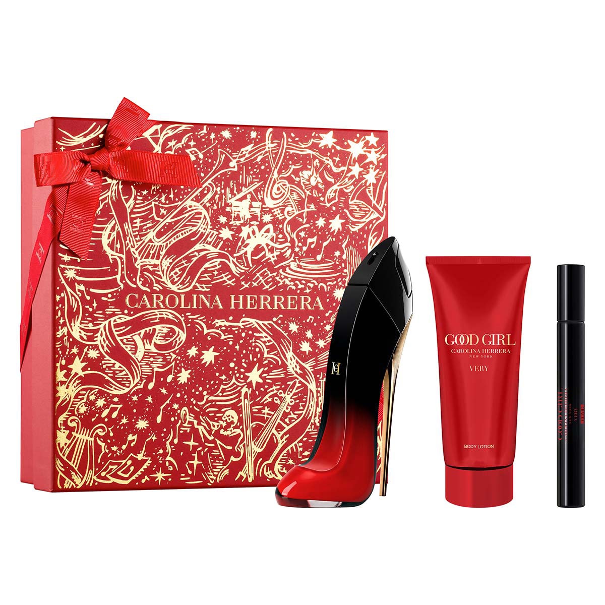 SET VERY GOOD GIRL ELIXIR EDP 80ML + CREMA CORPORAL 100ML + PERFUMERO 10MLCAROLINA HERRERAPERFUME PARA DAMA