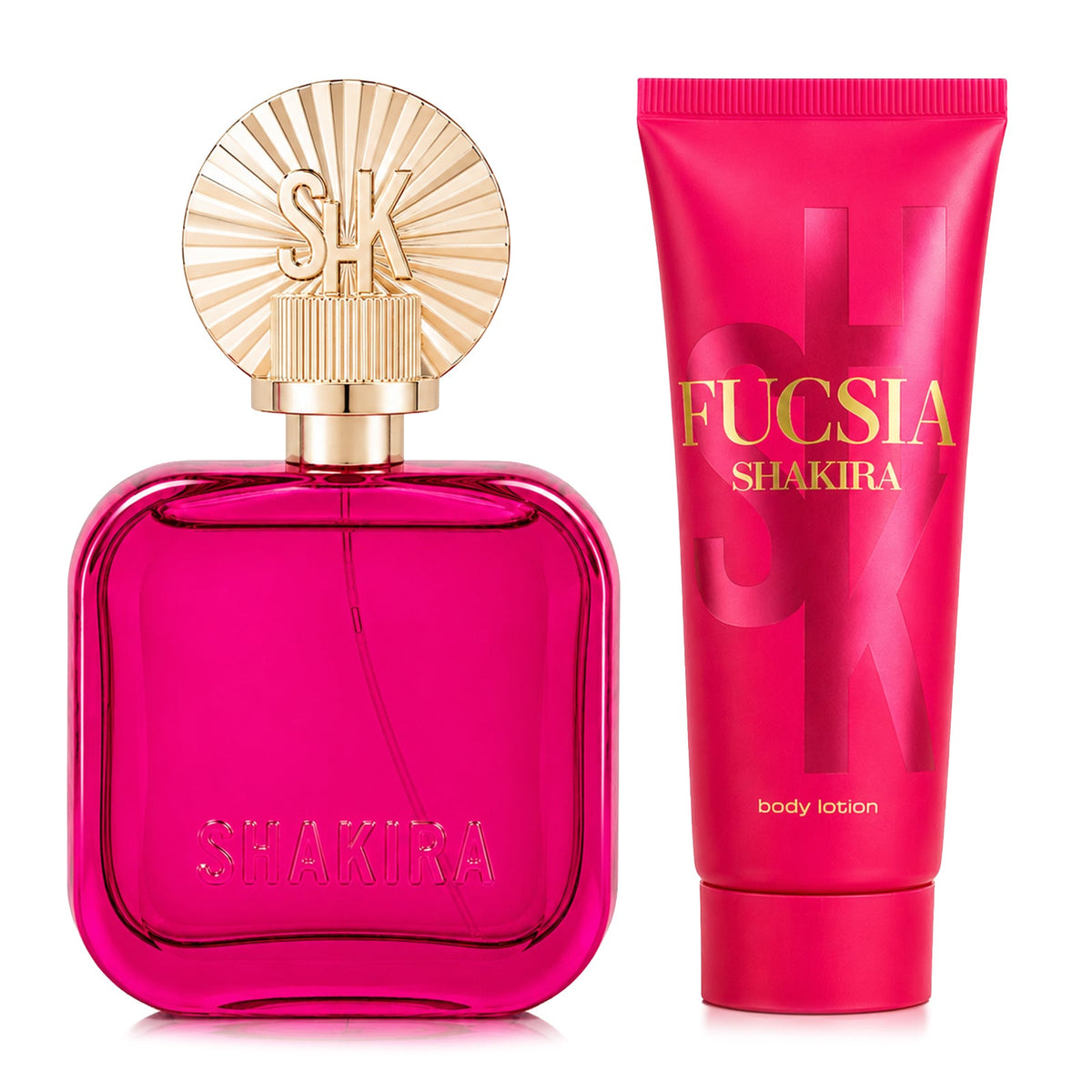 SET FUCSIA EDP 80ML + CREMA CORPORAL 75ML SHAKIRA PERFUME PARA DAMA
