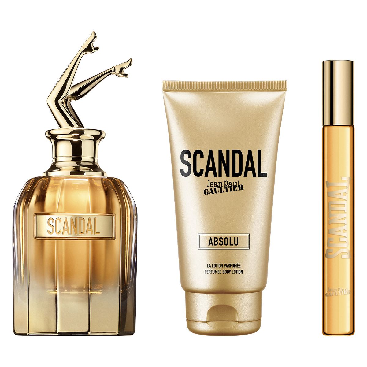 SET SCANDAL ABSOLU EDP 80ML+CREMA CORPORAL+PERFUMERO JEAN PAUL GAULTIER PARA DAMA