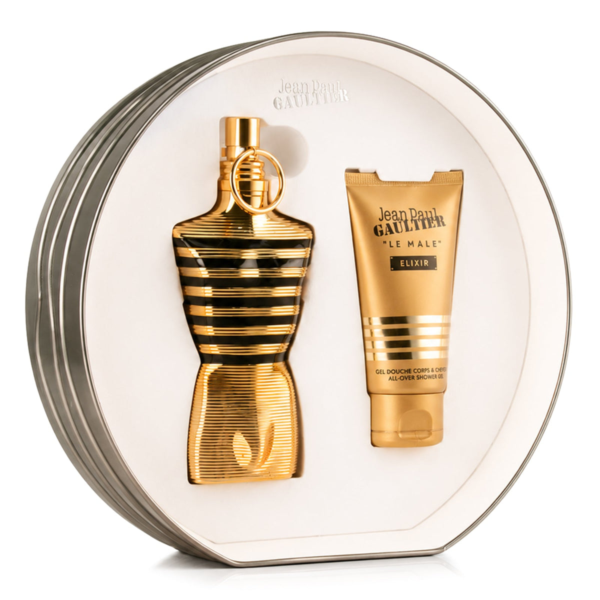 SET LE MALE ELIXIR PARFUM 125ML + GEL DE DUCHA 75ML JEAN PAUL GAULTIER PERFUME PARA CABALLERO