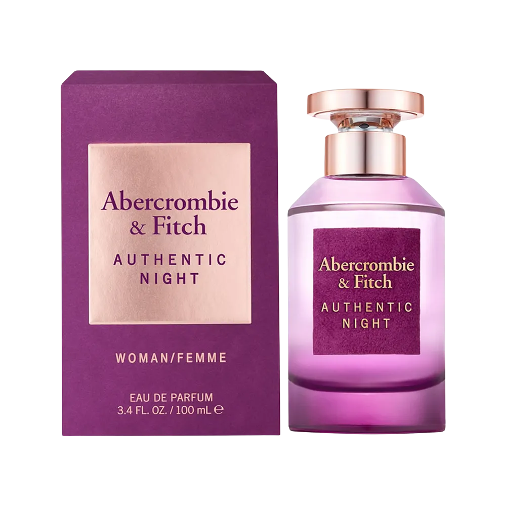 AUTHENTIC NIGHT EDP 100ML ABERCROMBIE & FITCH PERFUME PARA DAMA
