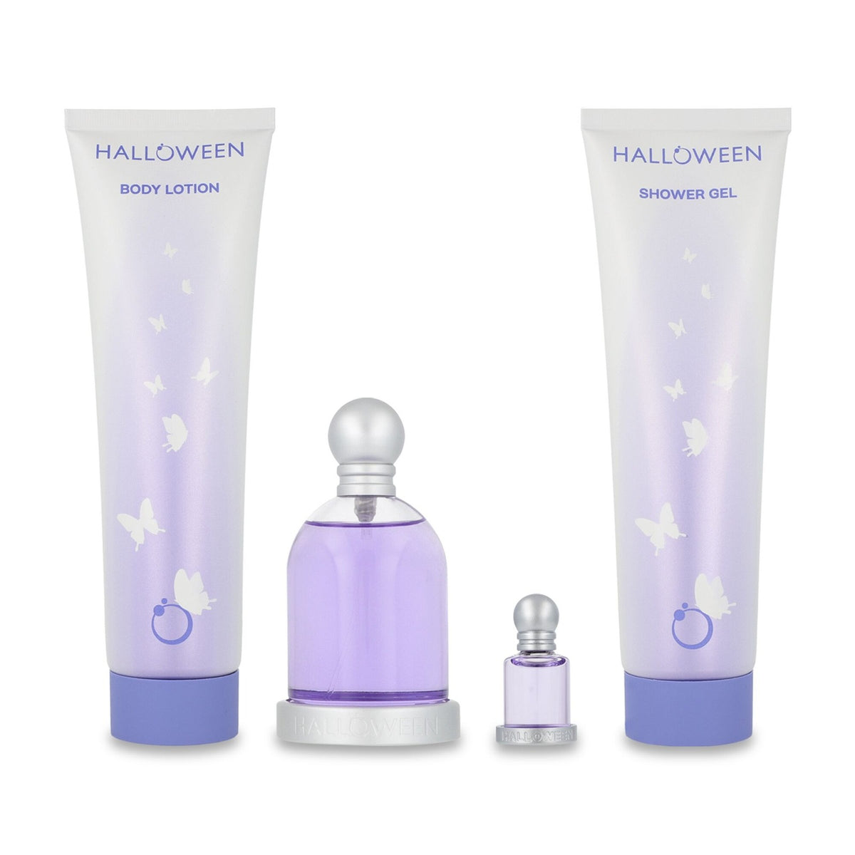 SET HALLOWEEN 2025 EDT 100ML + CREMA CORPORAL 150ML + GEL PARA DUCHA 150ML + MINIATURA HALLOWEEN PERFUME PARA DAMA