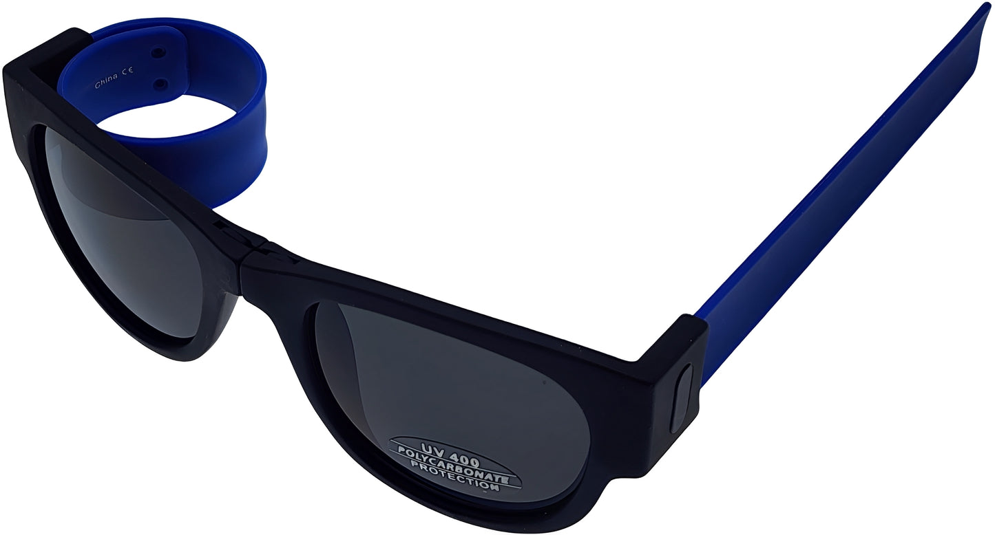 Lentes de sol plegables de pulsera Sersun A8122RP-PC AZUL Unisex