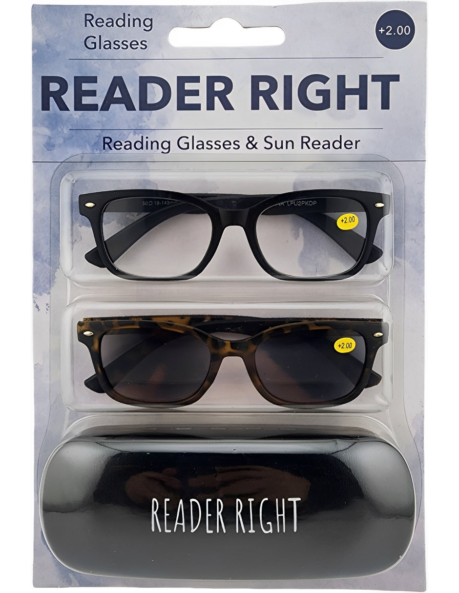 Set lentes de lectura solar Sersun 2PACKLPU LECTURA SOLAR LPU2PK 2 Unisex