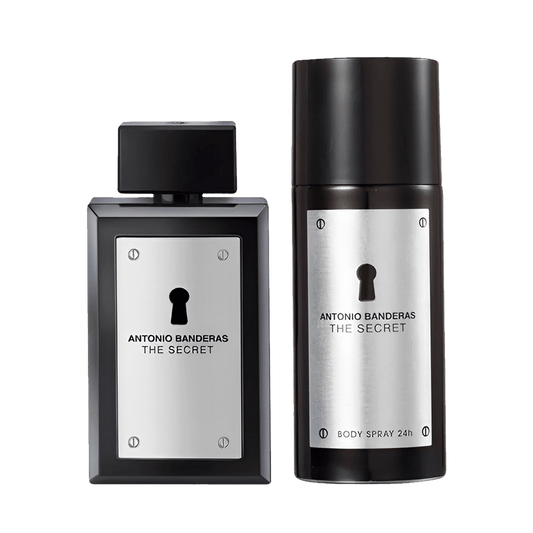 SET THE SECRET EDT 100ML+DESODORANTE 150ML ANTONIO BANDERAS PERFUME PARA CABALLERO