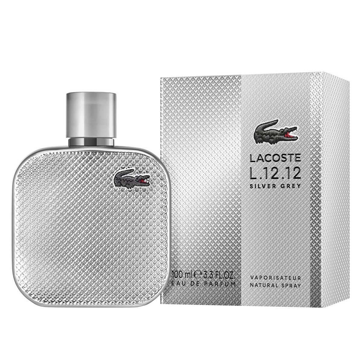 L 12 12 SILVER GREY EDP 100ML LACOSTE PERFUME PARA CABALLERO