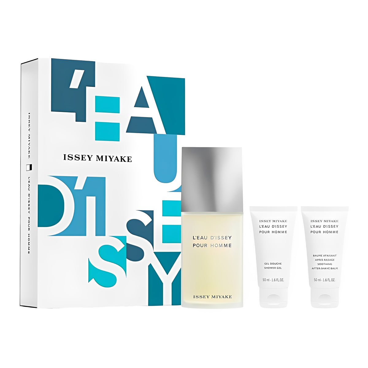 SET L'EAU DE ISSEY POUR HOMME EDT 125ML + GEL DE DUCHA 50ML + AFTER SHAVE 50ML ISSEY MIYAKE PERFUME PARA CABALLERO