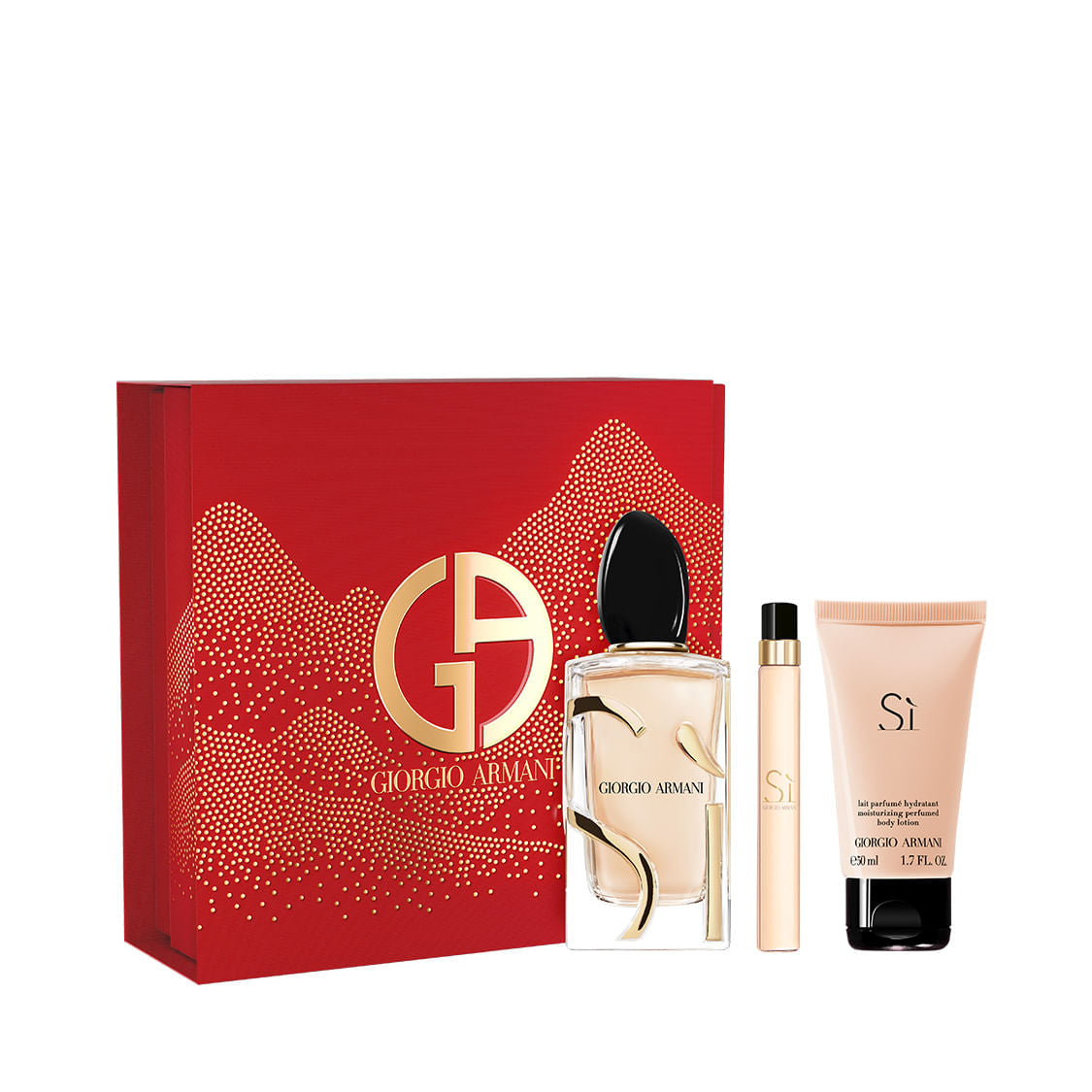 SET SI EDP 100ML + CREMA CORPORAL 50ML + PERFUMERO 10ML ARMANI PERFUME PARA DAMA