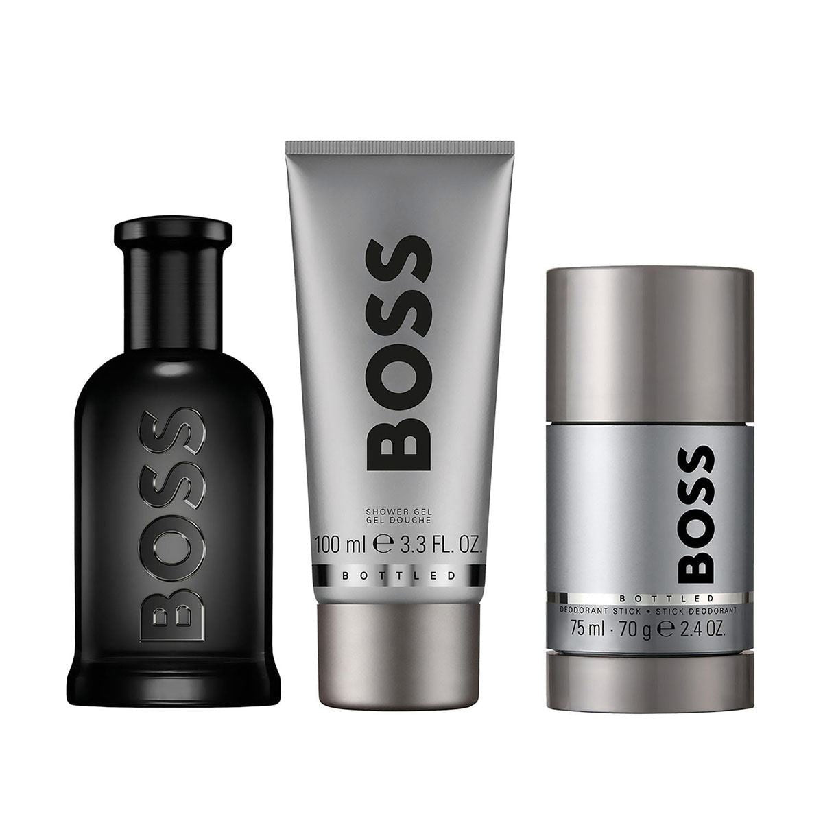 SET HUGO BOSS BOTTLED PARFUM 100ML+GEL DE DUCHA 100ML+DESODORANTE 75G HUGO BOSS PARA CABALLERO
