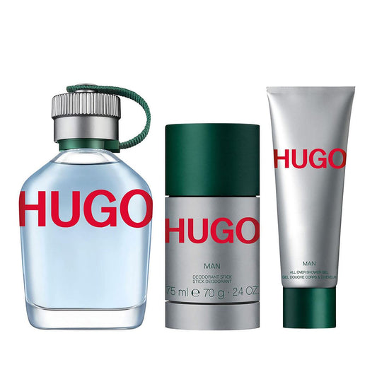 SET HUGO BOSS MAN EDT 125ML+GEL DE DUCHA 50ML+DESODORANTE 75G HUGO BOSS PARA CABALLERO