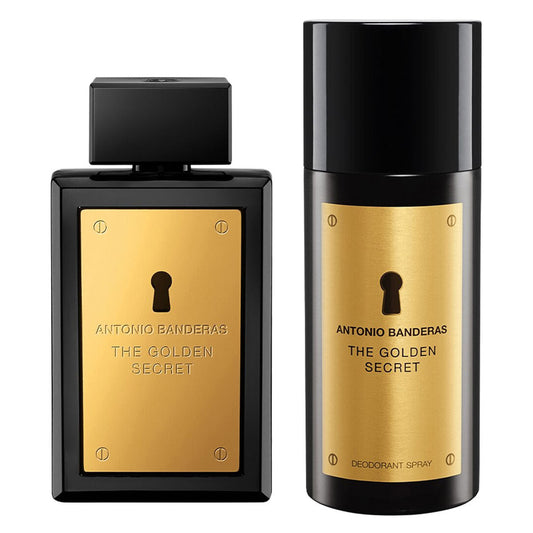 SET THE GOLDEN SECRET EDT 100ML+DESODORANTE 150ML ANTONIO BANDERAS PERFUME PARA CABALLERO