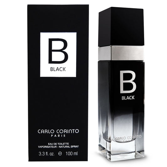 BLACK EDT 100ML CARLO CORINTO PARA CABALLERO