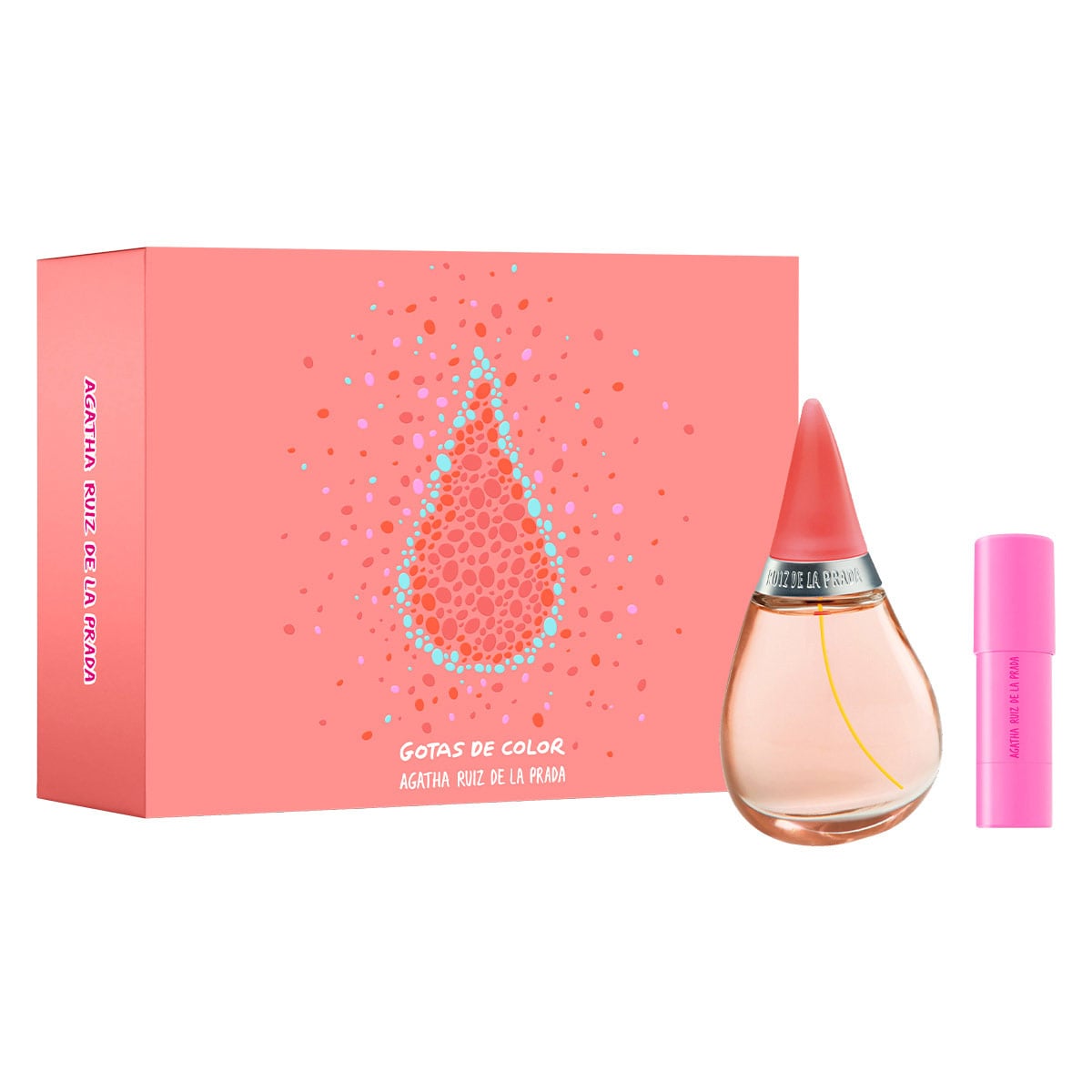 SET GOTAS DE COLOR EDT 100ML + MAKEUP STICK AGATHA RUIZ DE LA PRADA PERFUME PARA DAMA