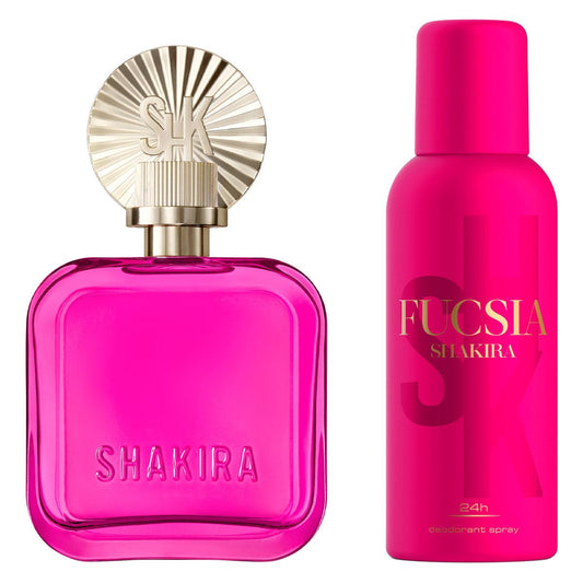 SET FUCSIA EDP 80ML+DESODORANTE 150ML SHAKIRA PERFUME PARA DAMA