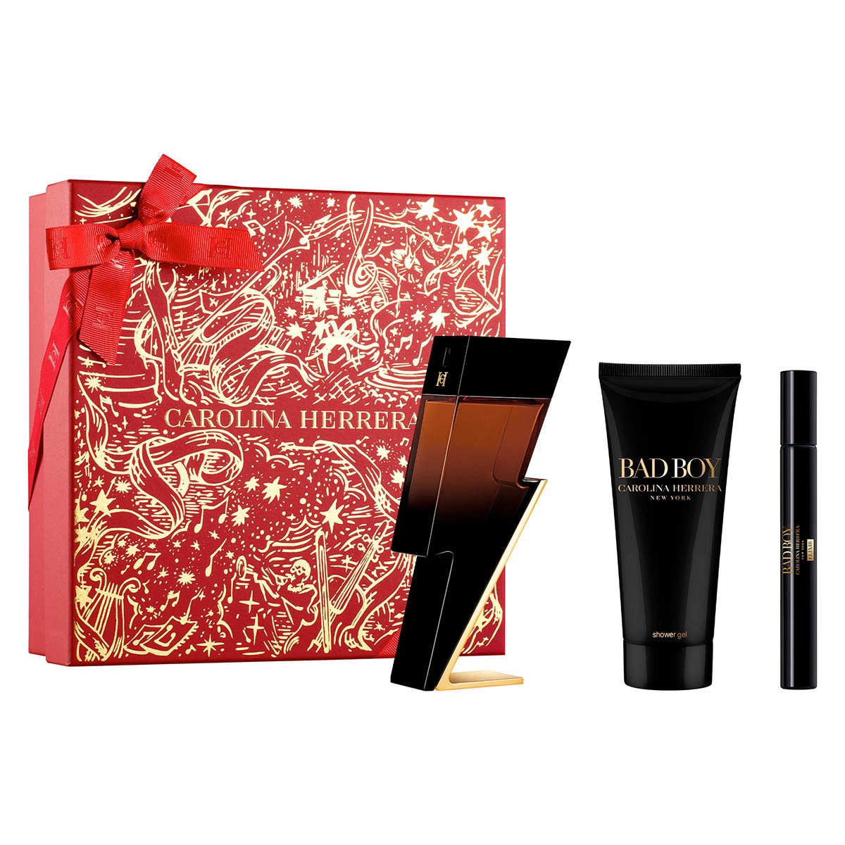 SET BAD BOY ELIXIR EDP 100ML + GEL DE DUCHA 100ML + PERFUMERO 10ML CAROLINA HERRERA PERFUME PARA CABALLERO
