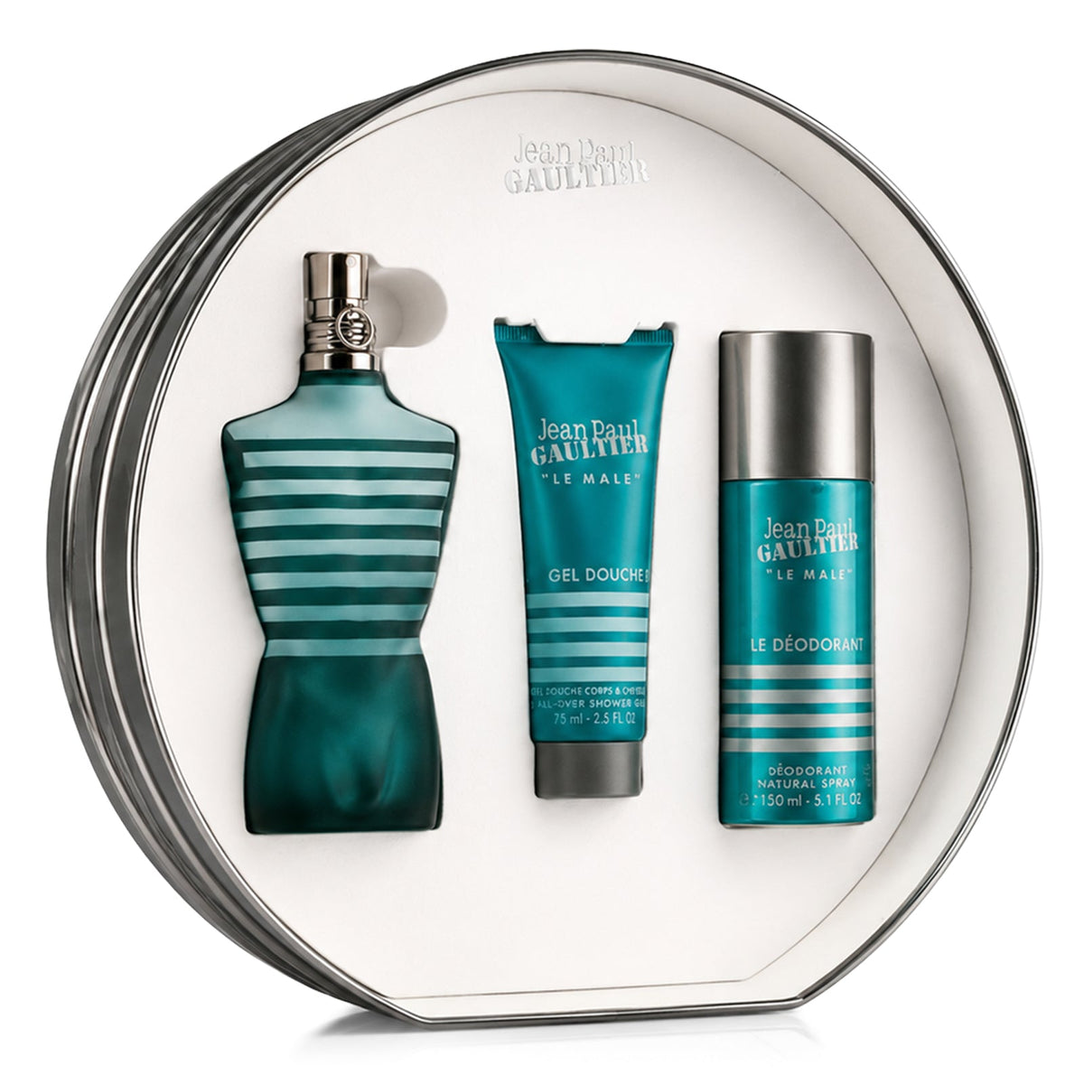 SET LE MALE EDT 125ML + GEL DE DUCHA JEAN PAUL GAULTIER PERFUME PARA CABALLERO