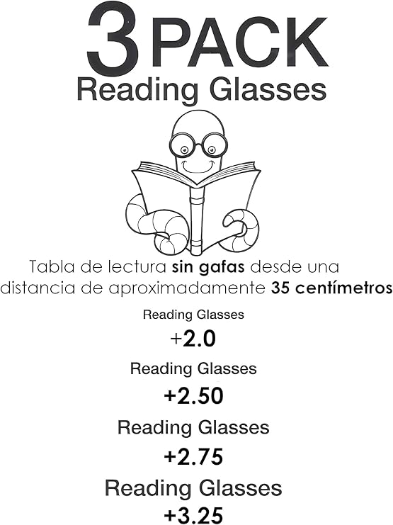 Set lentes de lectura Sersun 3PACKLPU LECTURA LPU3PCKDP Mujer