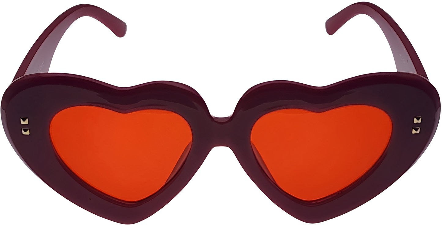 Lentes de sol Sersun SUN32 HEART rojo Unisex