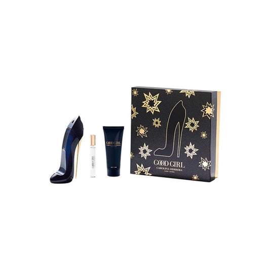 SET GOOD GIRL EDP 80 ML + BODY LOTION 100 ML + PERFUMERO CAROLINA HERRERA PERFUME PARA DAMA