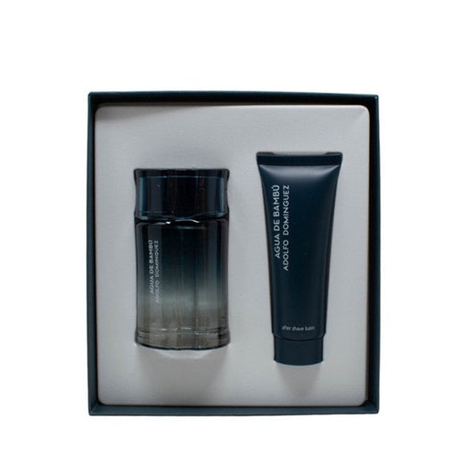 SET AGUA DE BAMBÚ  EDT 120 ML + AFTER SHAVE BALM 75 ML ADOLFO DOMINGUEZ PERFUME PARA CABALLERO