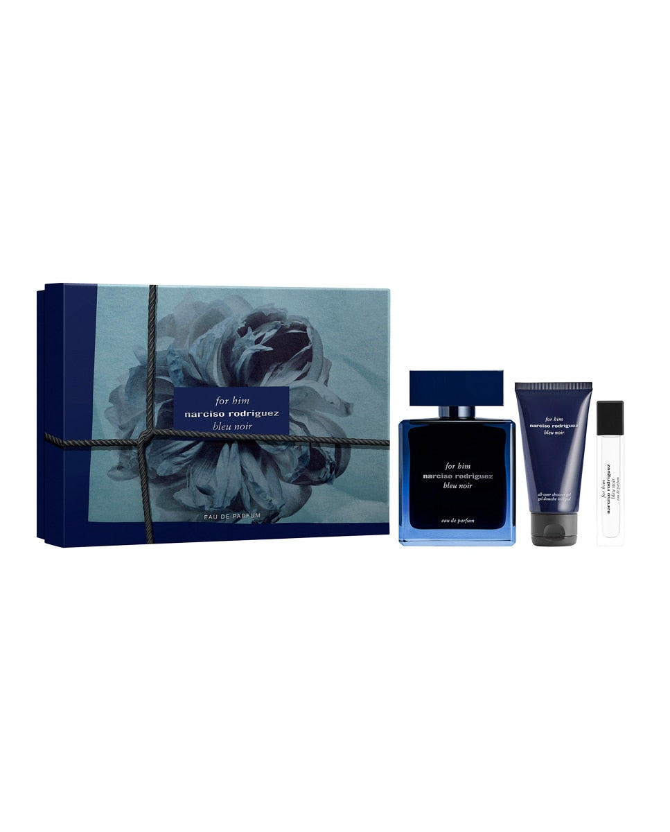 SET BLUE NOIR EDP 100ML + GEL DE DUCHA 50ML + PERFUMERO 10ML NARCISO RODRIGUEZ PERFUME PARA CABALLERO